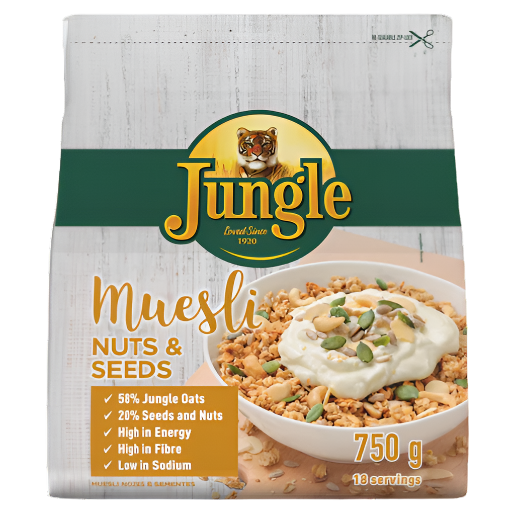 JUNGLE 750G NUTS AND SEEDS