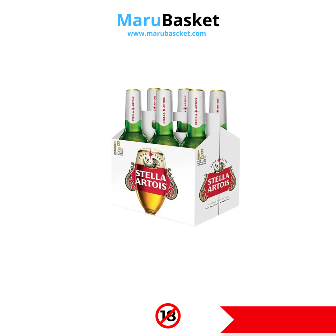 Stella Artois Beer Bottles 6 x 330ml
