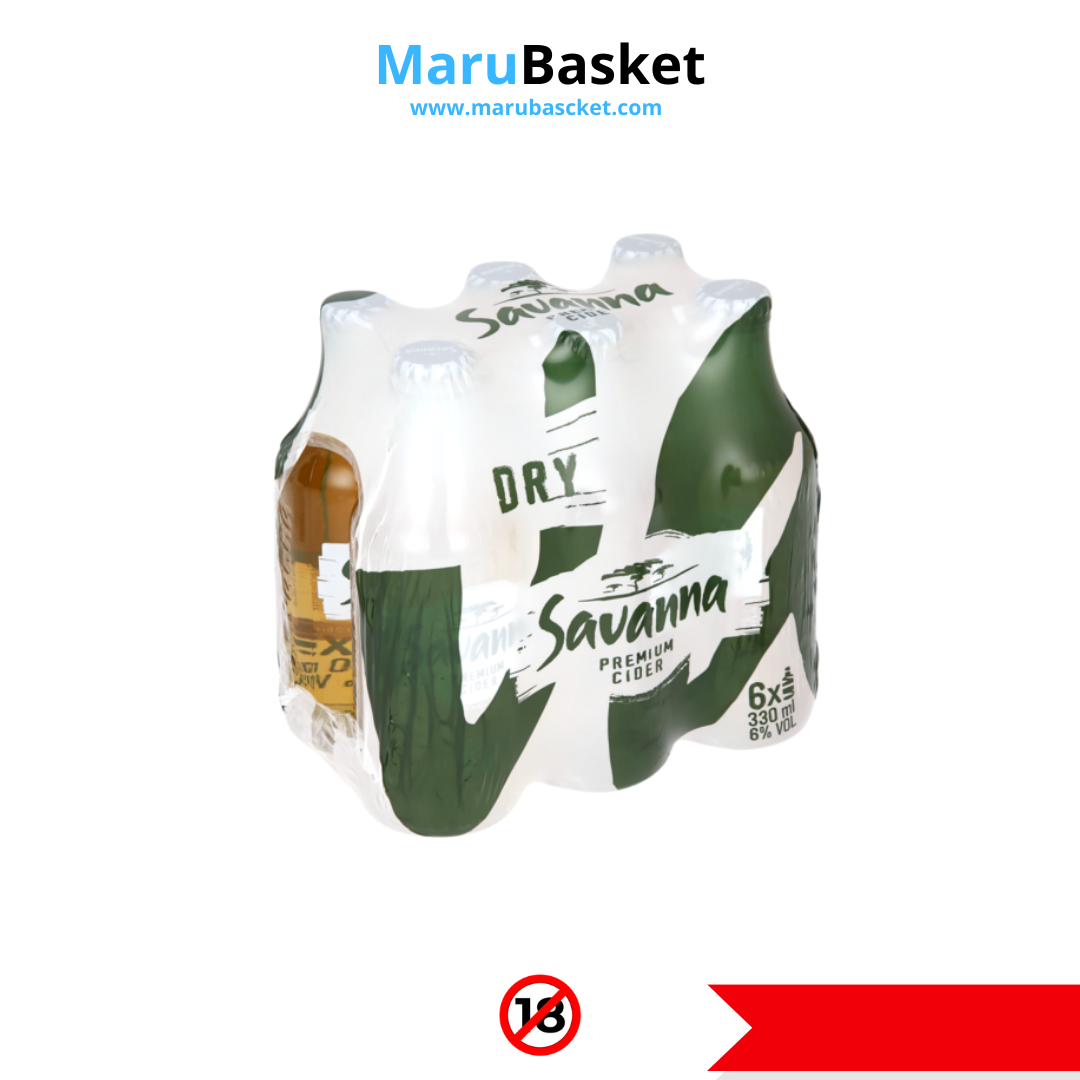 Savanna Dry Premium Cider Bottles 6 x 330ml