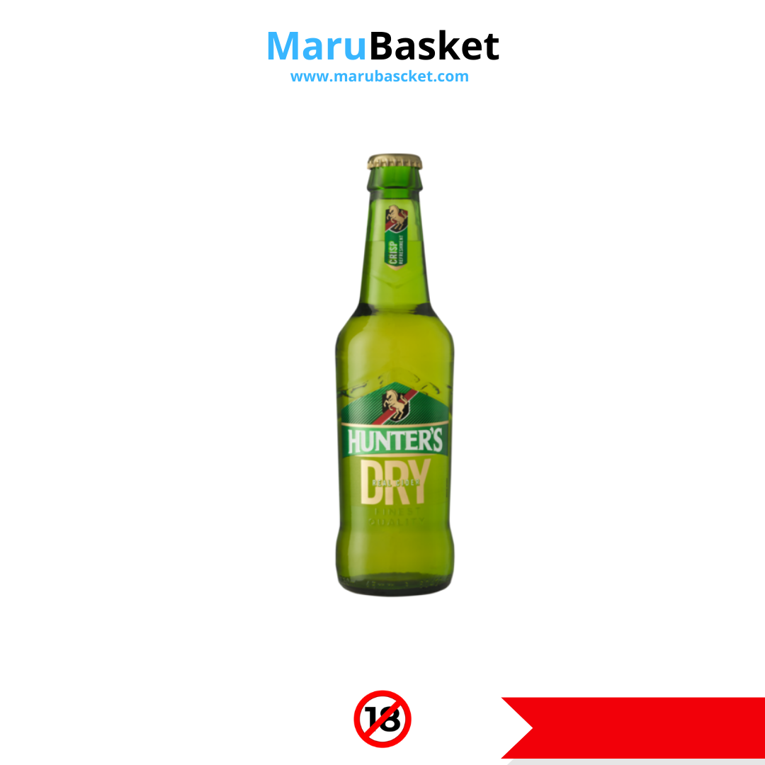 Hunter's Dry Cider Bottle 330ml