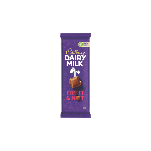 CADBURY Choc Slab Fruit & Nut 150G