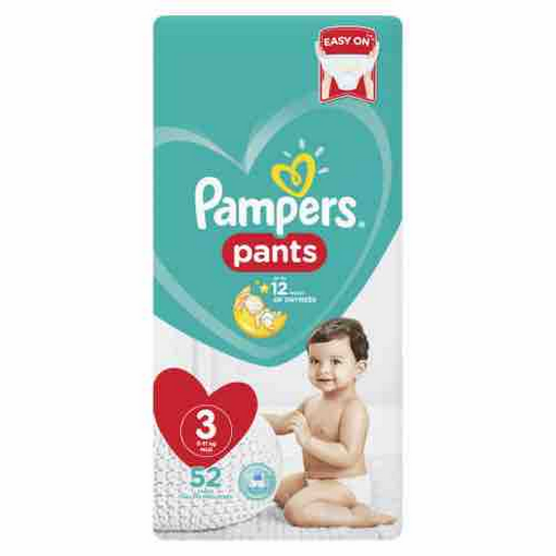 PAMPERS VP ACTIVE BABY PANTS MIDI 52S