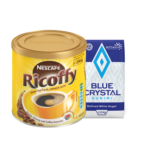 NESCAFE RICOFFY 250G x Blue Crystal Sugar 2.5KG