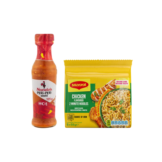 Nandos Sauce x Maggie Noodles Combo