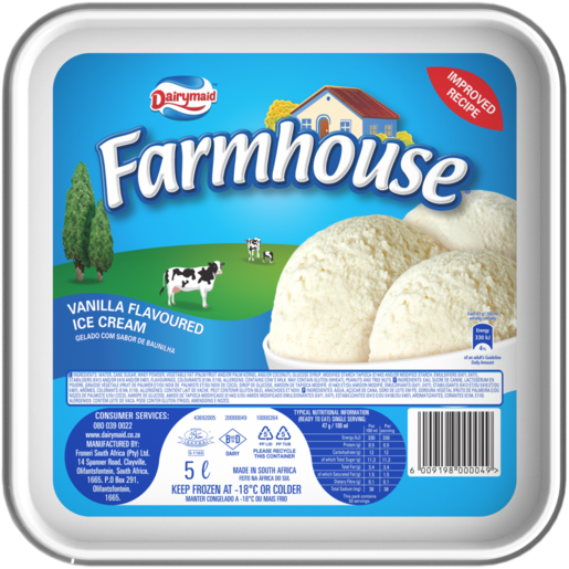 FARMHOUSE 5L VANILLA ICE CREAM