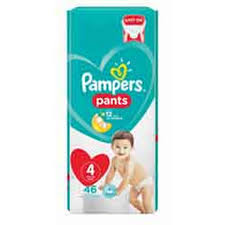 PAMPERS VP ACTIVE BABY PANTS MAXI 46S
